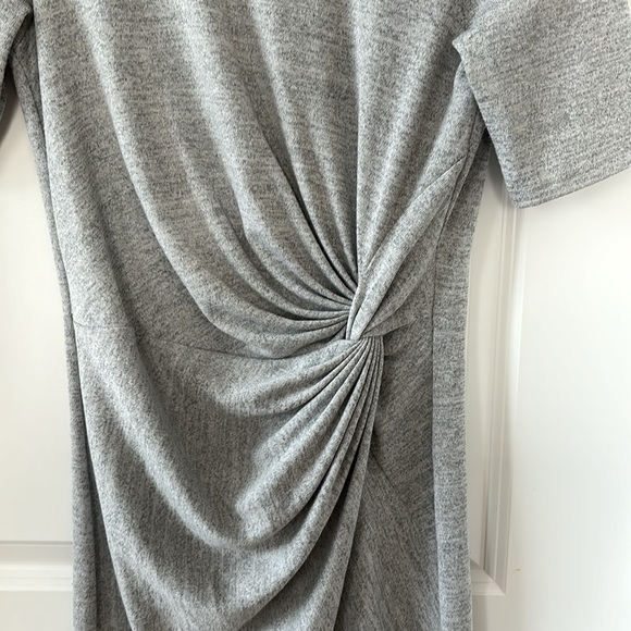 Vero Moda Grey Ruched Dress - Picture 2 of 5